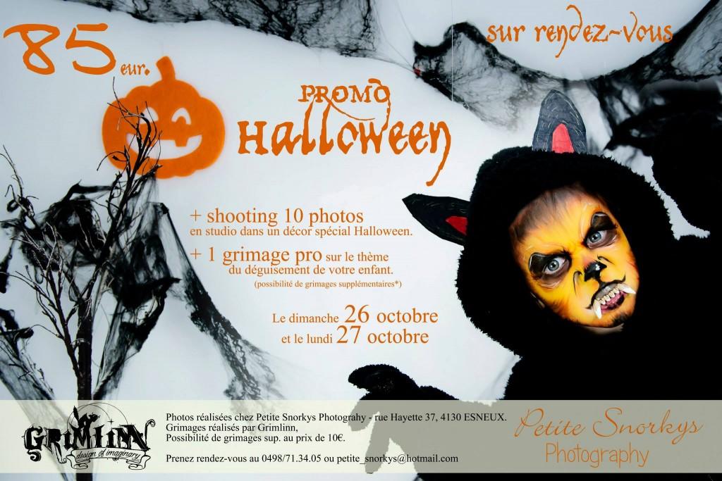 Un loup-garou et deux petites sorcières Séance Photo Halloween