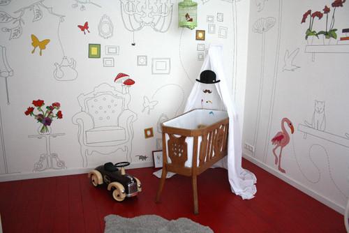 Idée de déco pour chambre d'enfants : à fond les flamands roses ! Idée de déco pour chambre d'enfants : à fond les flamands roses !