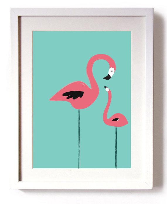 Idée de déco pour chambre d'enfants : à fond les flamands roses ! Idée de déco pour chambre d'enfants : à fond les flamands roses !