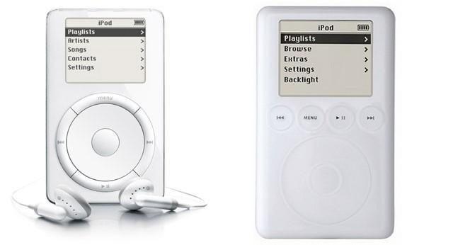 Le 23 octobre 2001: lancement du premier iPod