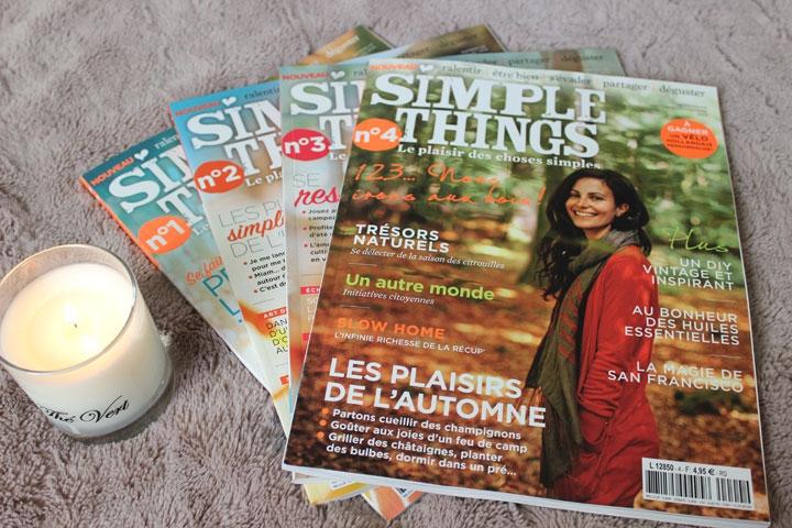 magazine simple things,simple things,magazine féminin
