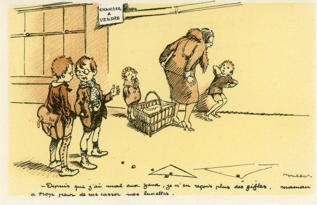 Francisque Poulbot et ses poulbots de Montmartre