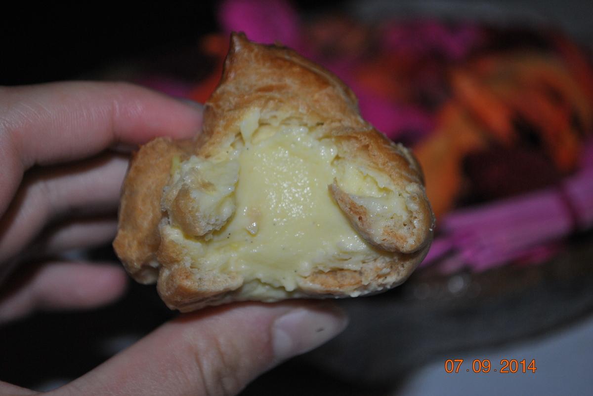 Choux a la crème pâtissière ♥ Choux a la crème pâtissière ♥