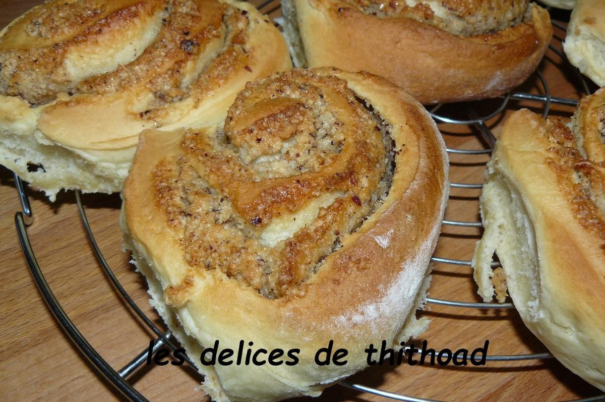 brioche express aux noisettes et poudre d'amandes