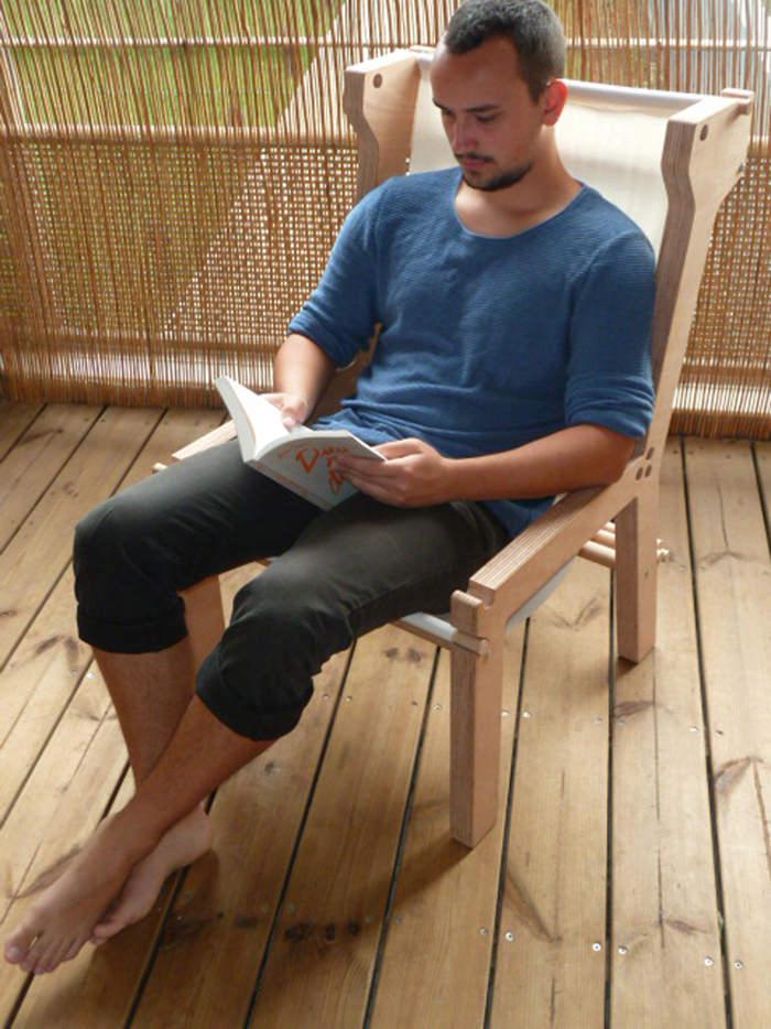 La chaise qui se détend par Antoine LAMANT La chaise qui se détend par Antoine LAMANT