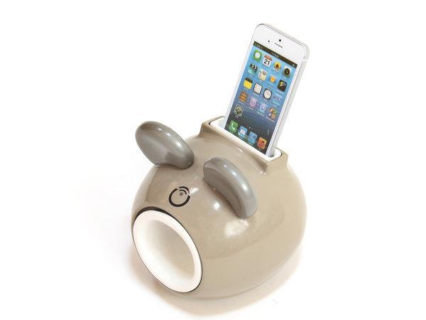 Une souris en céramique pour amplifier le son de votre iPhone 