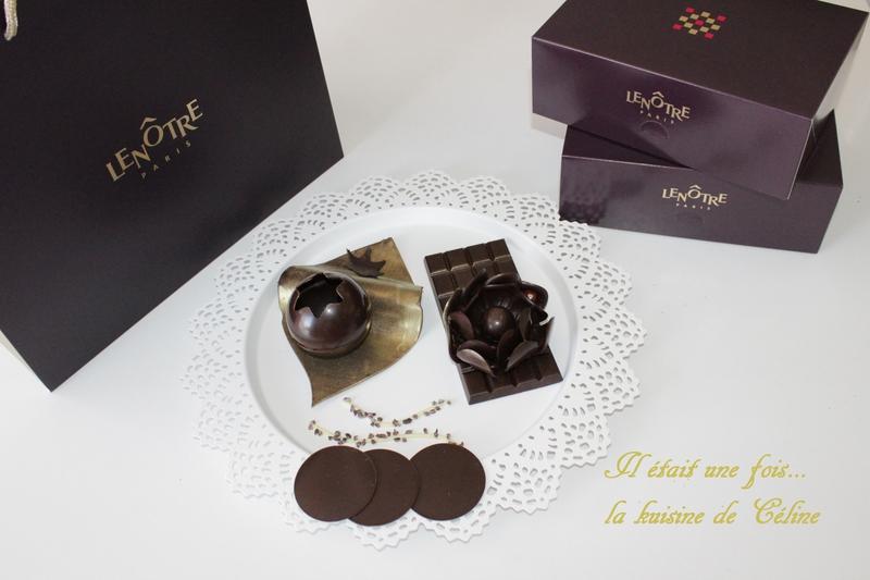 Mon premier cours chez Lenôtre... { Décor en chocolat } il etait une fois