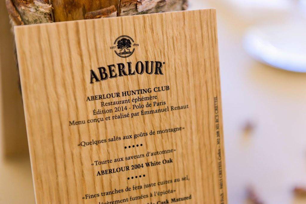 Aberlour Hunting Club, un dîner étoilé et chic, sous le signe de la découverte!