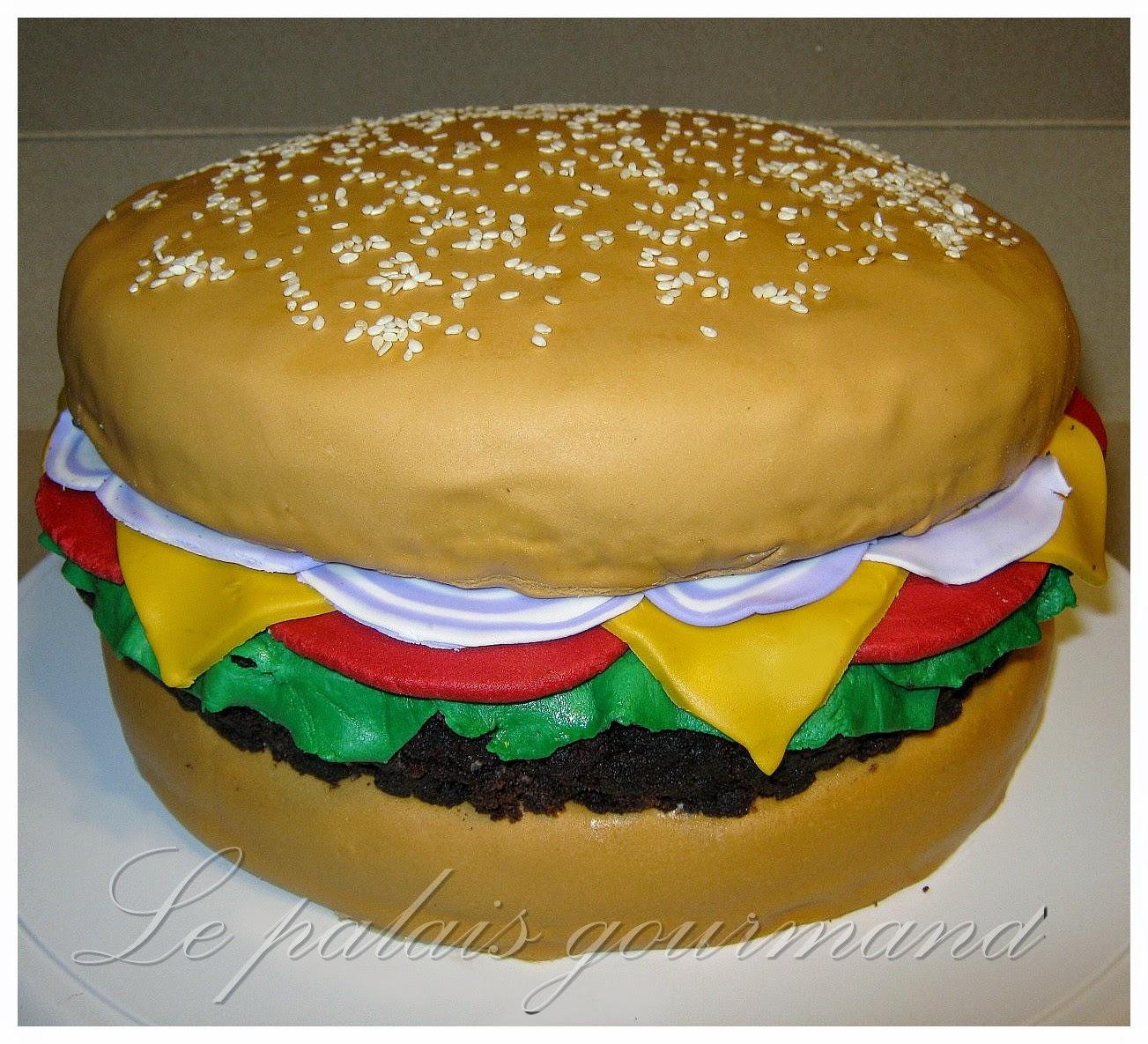 Gâteau hamburger