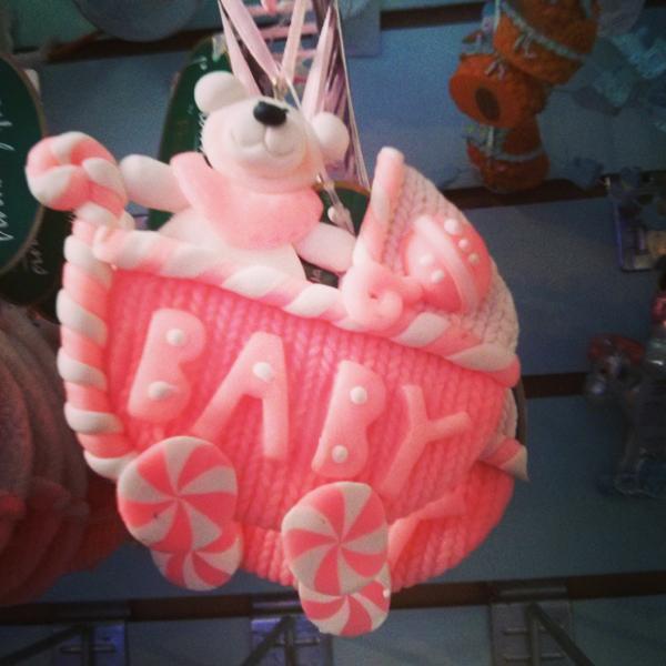 Le Premier Noël boule noel berceau bebe