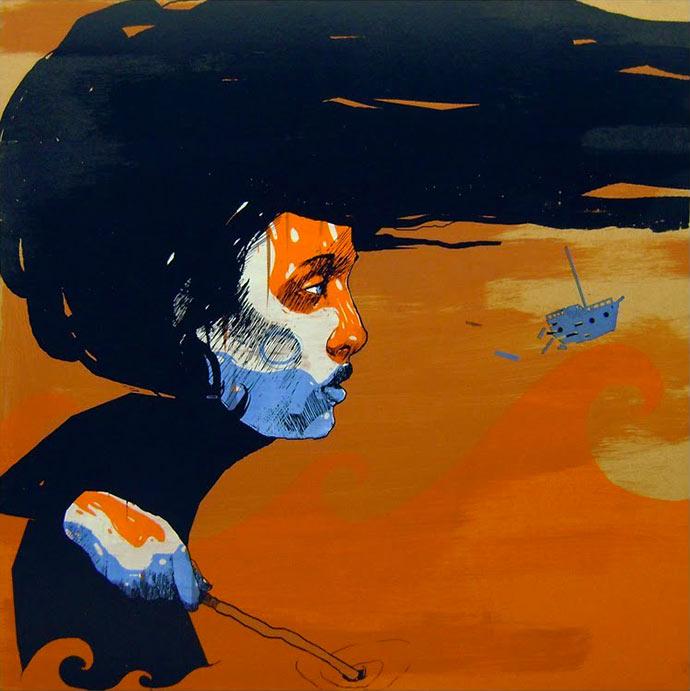 Les peintures murales et illustrations digitales d’Etam Cru Street-art murals and digital paintings by Etam Cru