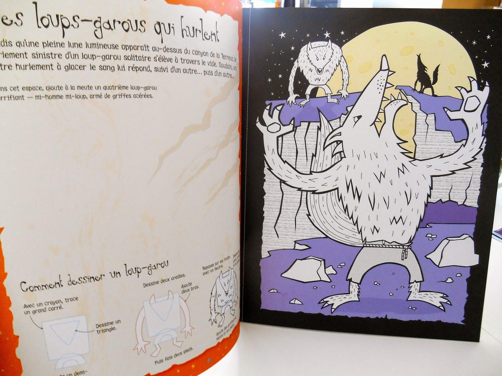 Halloween : on dessine, on colle, on colorie! #3 : Cahier de dessin Les monstres