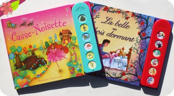 Casse-Noisette et La belle au bois dormant, collection Mon petit livre musical, éditions Usborne Casse-Noisette et La belle au bois dormant, collection Mon petit livre musical, éditions Usborne