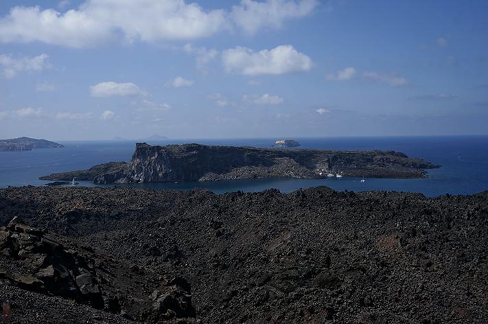 Santorin Santorini Grèce Voyage avis - volcan Nea Kameni