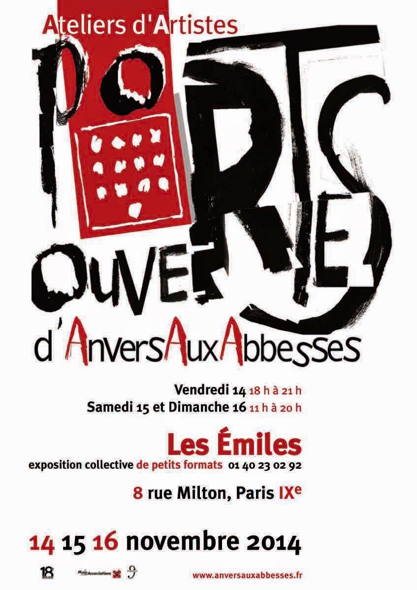 Evénement ! Du 14 au 16 Novembre, tous aux portes ouvertes d'Anvers aux Abbesses ! Evénement ! Du 14 au 16 Novembre, tous aux portes ouvertes d'Anvers aux Abbesses !