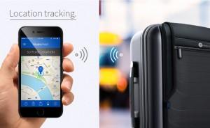 Une valise électronique pour les voyages en avion, avec une balance pour se peser elle-même, et une appli smartphone pour la localiser en temps réel.