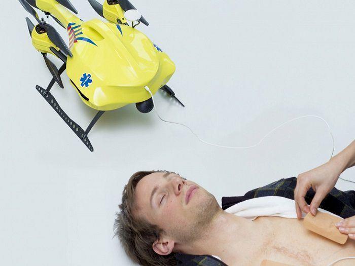 Un drone médical vole a votre secours