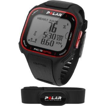 Comparatif: quelle est la meilleure montre GPS running POLAR GPS RC3 HRM (avec le cardio).POLAR GPS RC3 HRM, GPS cardio polar hyper léger et intégré dans la montre pour avoir votre vitesse et distance en temps réel en plus de vos pulsation ainsi que votre dénivelé.POLAR leader du cardiofréquencemètre arr...