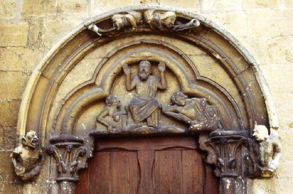 La légende du Trésor de l’Abbaye de Gorze Gorze tympan Jugement dernier