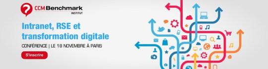Conférence Intranet, RSE et transformation digitale : 100 euros de réduction ! RSE et Intranet