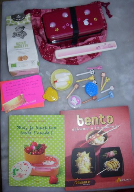Celle qui gagnait des concours. bento box
