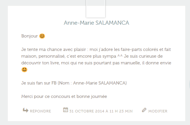 commentaire gagnant 2