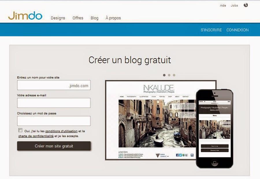 Créer un Blog gratuit sans compétences informatiques avec les Hébergeurs de Blogs Créer un blog gratuit sans compétences informatiques avec Jimdo.