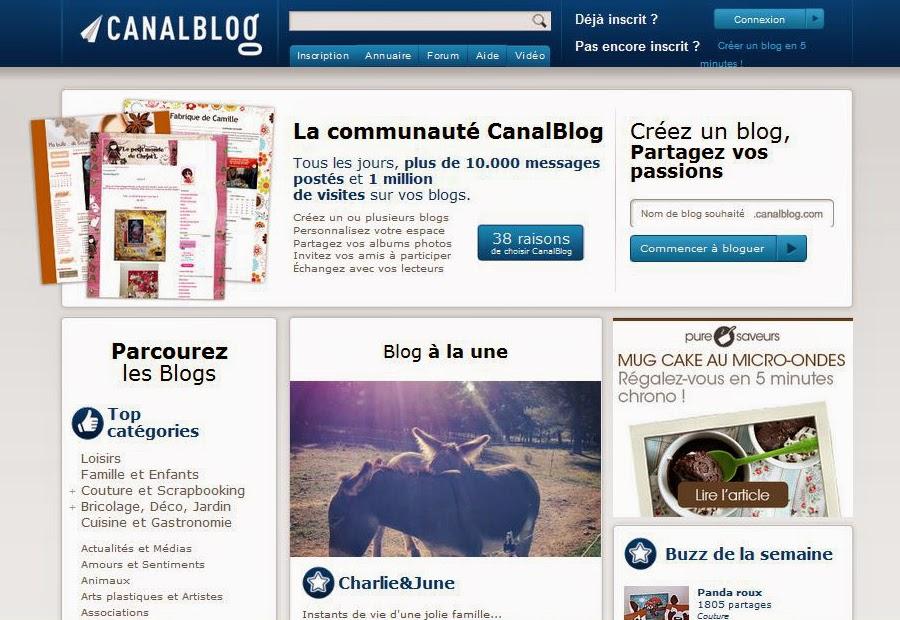 Créer un Blog gratuit sans compétences informatiques avec les Hébergeurs de Blogs Créer un blog gratuit sans compétences informatiques avec Canalblog.
