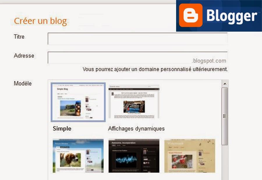 Créer un Blog gratuit sans compétences informatiques avec les Hébergeurs de Blogs Créer un blog gratuit sans compétences informatiques avec Blogger.