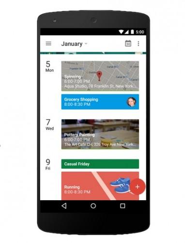 android lollipop google agenda 1 382x500 Google Agenda pour Android s’automatise et se contextualise 