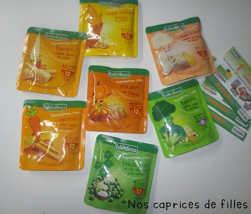 Emma a testé les sachets Blédina Emma a testé les sachets Blédina