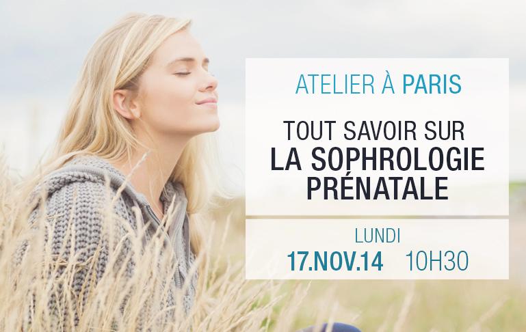 Initiation à la sophrologie prénatale à Paris 17-11-2014 ATELIER Sophrologie femme enceinte Paris