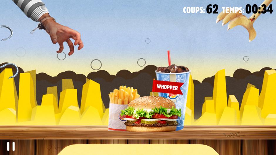 04 burger king 02 Un jeu smartphone pour ne plus faire la queue chez Burger King