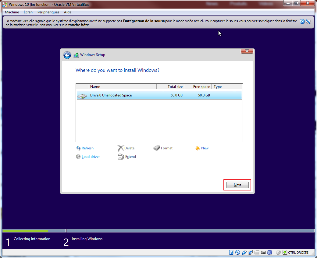 Tester la technical preview de Windows 10 en VM   install 04 