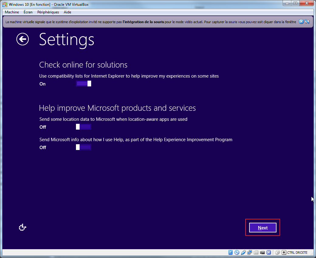 Tester la technical preview de Windows 10 en VM   install 09 
