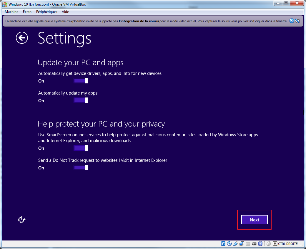 Tester la technical preview de Windows 10 en VM   install 08 