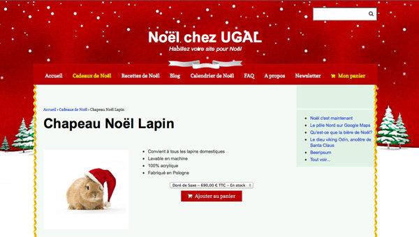Relooker son site pour Noël avec UGAL Créer un site e-commerce aux couleurs de Noël