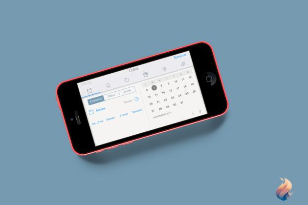 2Do 3: le gestionnaire de tâches à son meilleur sous iOS 8! 2Do-3-calendrier