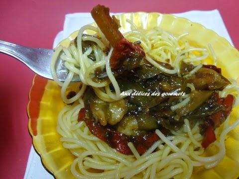 SPAGHETTIS AUX LÉGUMES AIGRES - DOUX SPAGHETTIS AUX LÉGUMES AIGRES - DOUX