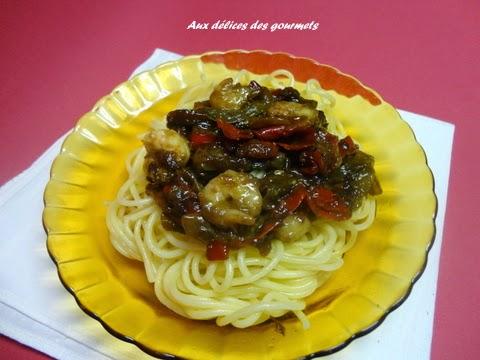 SPAGHETTIS AUX LÉGUMES AIGRES - DOUX SPAGHETTIS AUX LÉGUMES AIGRES - DOUX
