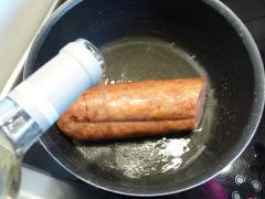 SALADE DE POMMES DE TERRE & SAUCISSON A L’AIL FUME P1220885