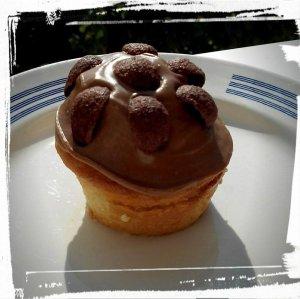 muffin crousti-moelleux à la pâte à tartiné chocolat-noix de coco