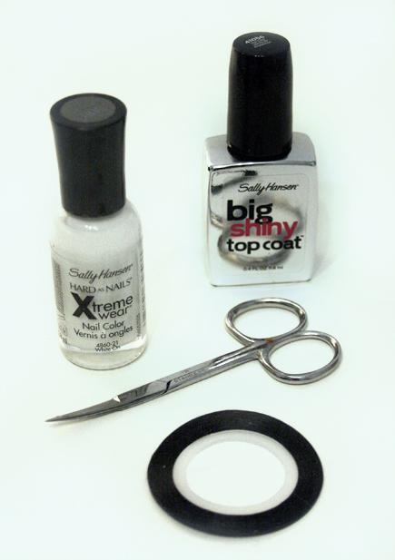 Nail art : Noir et blanc Nail art : Noir et blanc