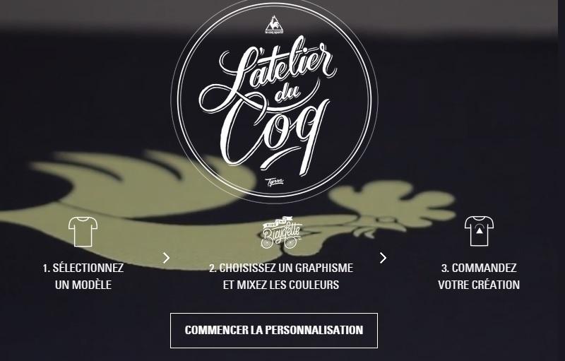Personnalisez vos vêtements en ligne avec L’Atelier du Coq!