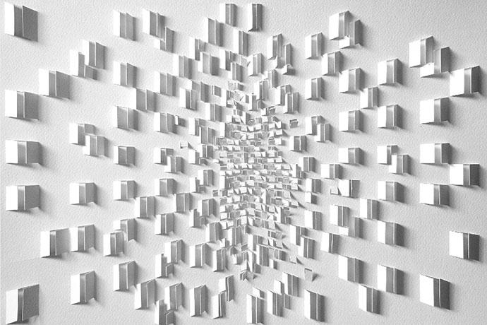 Paper art and experiment by Sachin Tekade