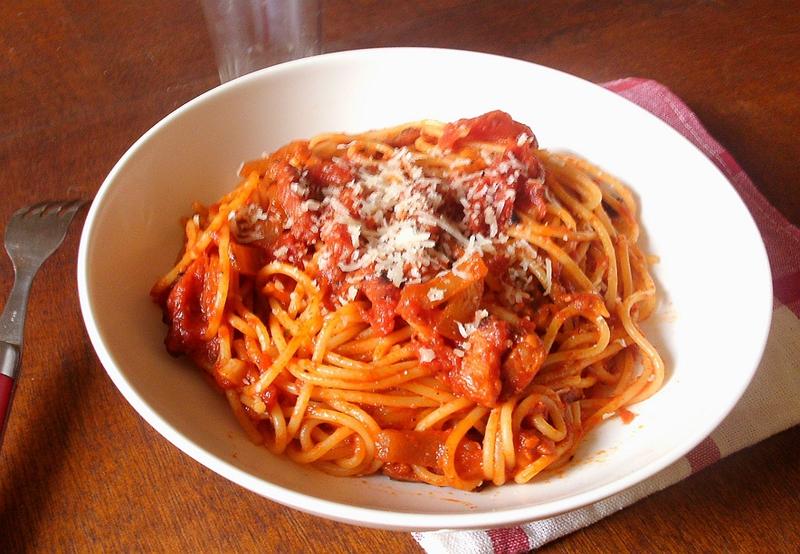 spaghetti all amatriciana