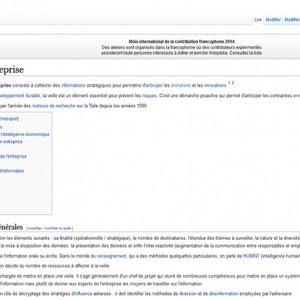 Stratégie sur les médias sociaux et valeur ajoutée des entreprises Veille, e-réputation, médias sociaux et community manager dans Wikipédia