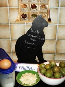 On mange quoi demain ? Tarte amandine aux prunes Tarte amendine aux prunes
