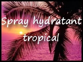 Spray hydratant tropical