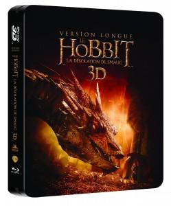 Les éditions limitées de la seconde semaine de Novembre 2014 le-hobbit-la-désolation-de-smaug-version longue-steelbook-bluray3d-warner-bros